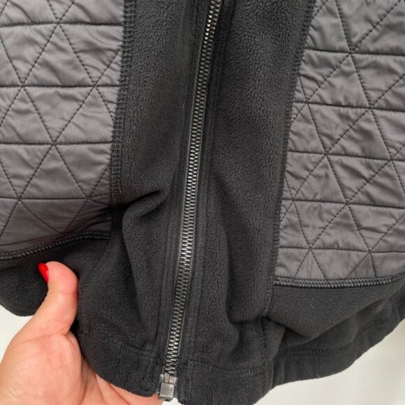 Lululemon Jacket FLEECY KEEN JACKET lll Reflective Winter Hoodie Black Size 8 - Picture 6 of 16